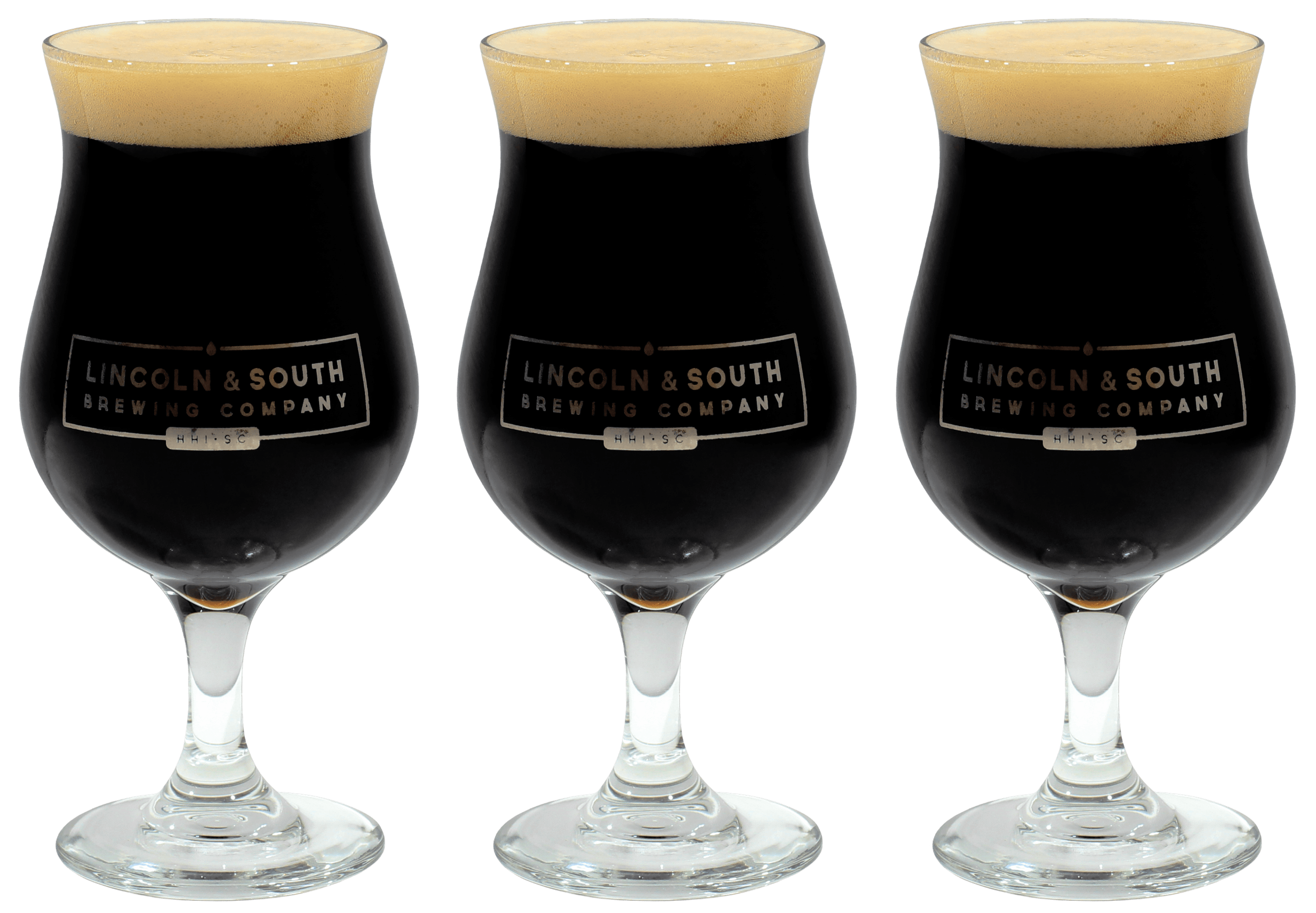 Hunker Down is an imperial stout offered by Lincoln & South Brewing Company on Hilton Head Island, SC